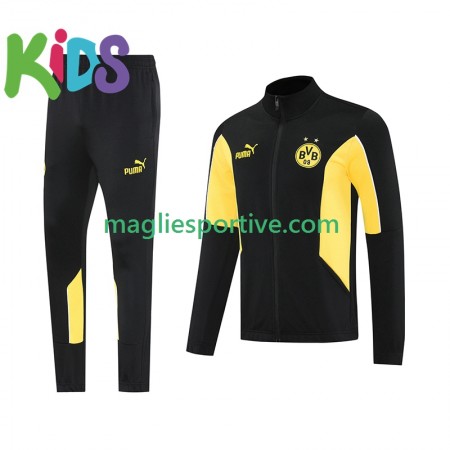 Borussia Dortmund Bambino Tuta Rappresentanza Nero 2025-2026